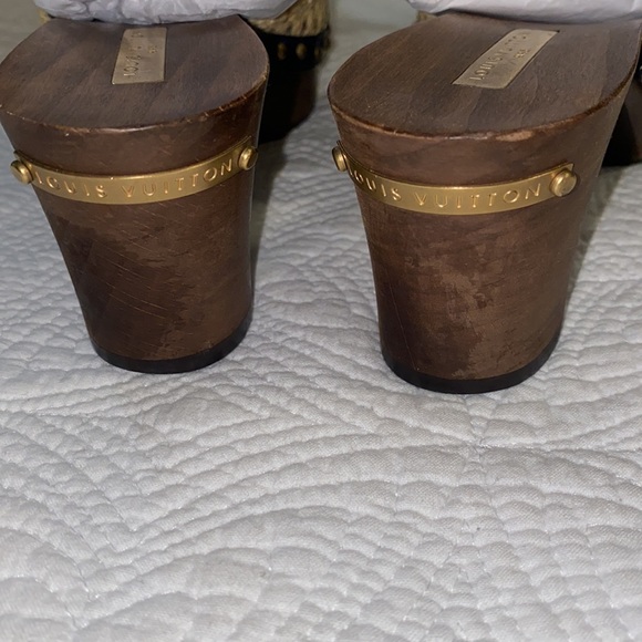 Louis Vuitton wooden clog mules! - Picture 5 of 7